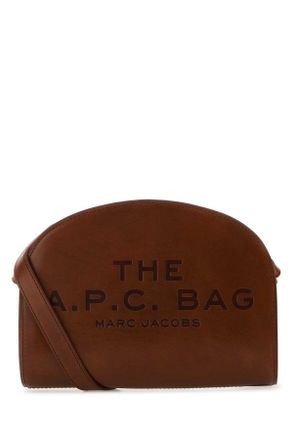 A.P.C. Brown Leather A.P.C. X Marc Jacobs Demi Lune Crossbody Bag