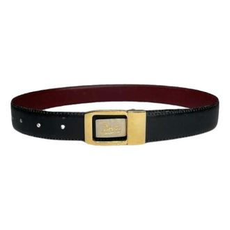 Celine Pre-owned Leather Belt - female - Celine Vintage - Vintage Belts - Red - ONE SIZE - Pre-owned