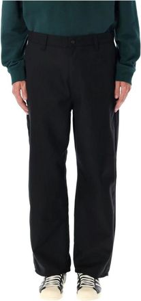 Carhartt Work in Progress Ray Single Knee Pant - Heren - Straight fit broeken - Zwart - L - Wol - Broeken