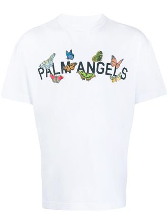 Palm Angels T-shirt con stampa - Bianco
