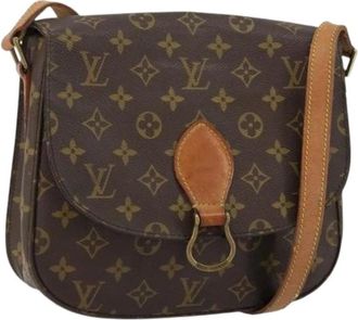 Louis Vuitton Pre-owned Cross Body Bags, female, Brown, Size: ONE SIZE Pre-owned Canvas Cross Body Bag