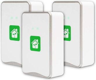 OEM Purificador De Aire Enchufable Con Generador De Iones Negativos De Alta Potencia: Hasta 32 Millones De Iones Negativos Por Segundo, Paquete De 3 Unida