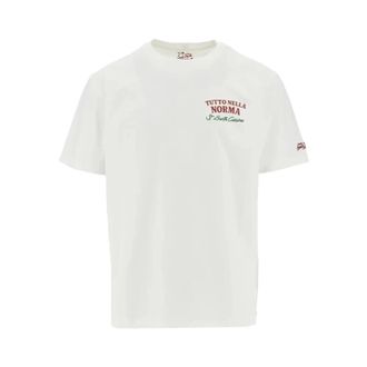 MC2 Saint Barth T-Shirts, male, White, Size: XL Portland Cotton T-Shirt
