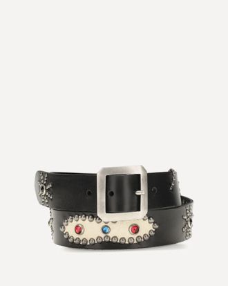 HTC American Belt with colored stone embellishments Female 90