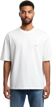 Emporio Armani White Regular Logo T-Shirt