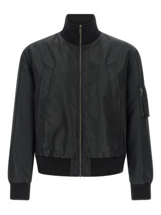 Maison Margiela Bomberjack met hoge hals - Zwart