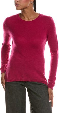 Fort&eacute; Cashmere Basic Crewneck 100% Cashmere Sweater
