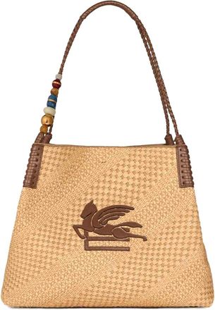 Etro Libra Raffia Shopping Bag