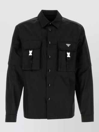 Prada recycled polyamide shirt jacket