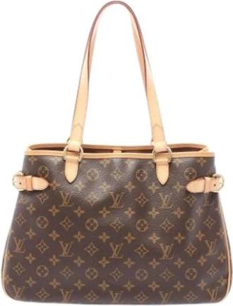 Louis Vuitton Pre-owned Handbags, female, Brown, Size: ONE SIZE Pre-owned Batignolles Horizontal Tote