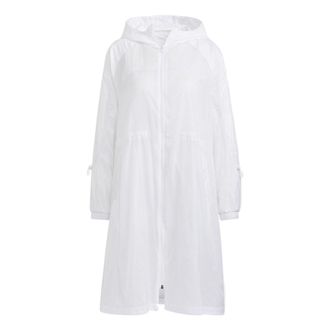 adidas (WMNS) adidas Neo SW Windbreaker Jackets White HM7415