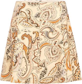 Marie Oliver Minigonna Crawford con stampa paisley - Toni neutri