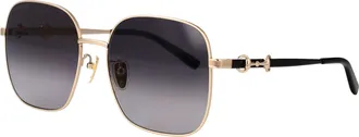 Gucci Womens Sunglasses Gg2053s Gold Metal