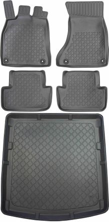 OEM Juego De Alfombrillas Para Coche Y Maletero Para Audi A4 B8 Sed&aacute;n (enero De 2008 - Octubre De 2015)