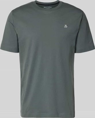 Marc O'Polo Regular Fit T-Shirt aus reiner Baumwolle in Oliv, Gr&ouml;&szlig;e XXXL