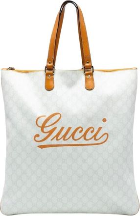 Gucci Pre-owned Tote Bags, female, White, Size: ONE SIZE Pre-owned Classic Tote Bag