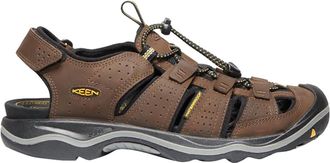 Keen Mens Rialto Back Strap Leather Sandal In Brown
