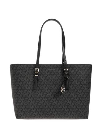Michael Michael Kors Quinn monogram-pattern tote bag - Black