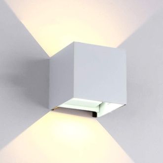 OEM L&aacute;mpara De Pared Moderna, De Aluminio, Inoxidable, Impermeable, Para Exteriores, Balc&oacute;n, Jard&iacute;n O Pasillo, 12 W, 110 V240 V
