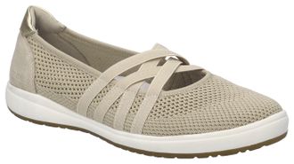 Josef Seibel Riemchenballerina JOSEF SEIBEL Caren 67, Damen, Gr. 36, schwarz (ceramic), Leder, Textil, Schuhe Riemchenballerina, Slipper, Sneaker, Schlupfschuh mit