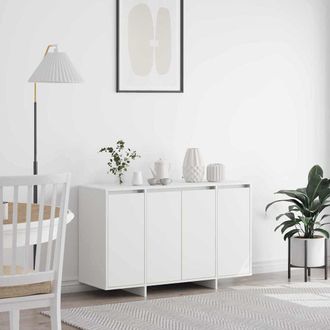 vidaXL Credenza Bianco 120 X 41 X 75 Cm Legno Multistrato - Vidaxl