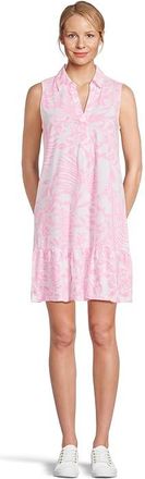 Lilly Pulitzer Riegan Dress Womens Clothing Rousseau Pink Glisten In The Sun : MD, Rayon/Elastane