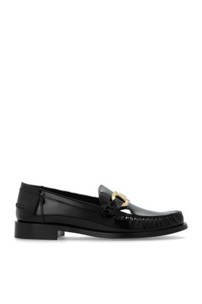 Ferragamo Leather Shoes Maryan, Womens, Black