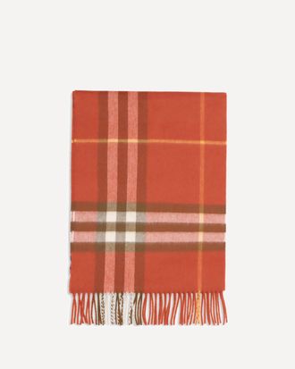 Burberry Sciarpa in cashmere Check Woman UNI