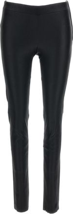 Arma Black Nappa Leather Skinny Pants