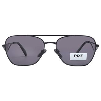 Prada Polarized Grey Navigator Ladies Sunglasses PR A50S 1AB5Z1