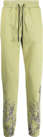 Phobia Archive Pantaloni sportivi con stampa Lightning - Verde