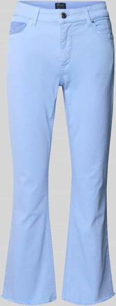 Raffaello Rossi Raffaello Rossi Regular Fit Jeans mit Fransen in Rauchblau, Größe 38