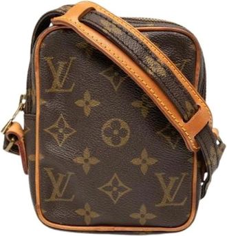 Louis Vuitton Pre-owned Cross Body Bags, female, Brown, Size: ONE SIZE Pre-owned Mini Danube