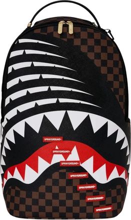 Sprayground Sharks in Paris Factory Error Backpack - unisex - Rugzakken - Bruin - ONE Size - Tassen
