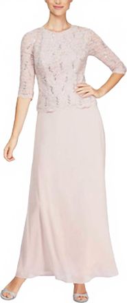 Alex Evenings Womens Tea Length Coctail Dress In Taupe