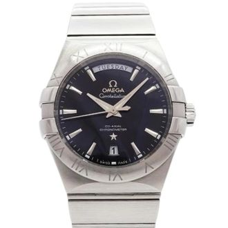 Omega Pre-owned Vintage Polshorloge - Heren - Pre-owned - Zwart - Maat: ONE Size