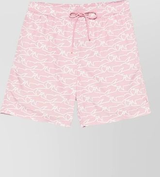Paul & Shark portofino swim shorts sharks waves print