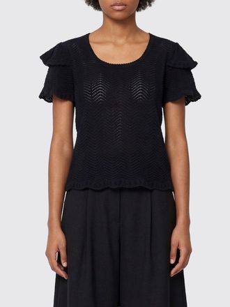 Twinset Perforated Cotton Top