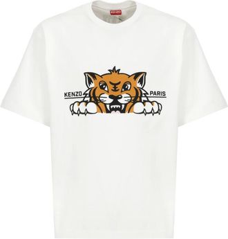 Kenzo Hombre, Camisetas, Blanco, Talla: L