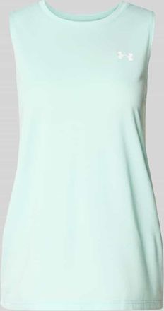 Under Armour Tanktop mit Rundhalsausschnitt und Logo in Mint, Gr&ouml;&szlig;e XL