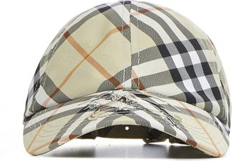Burberry Canvas Baseballpet - Heren - Petten - Beige - L - Accessoires