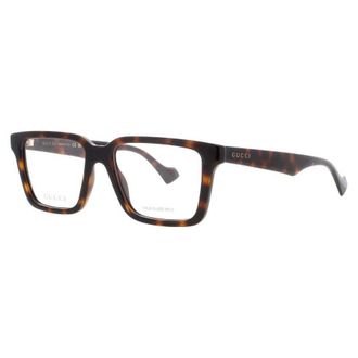 Gucci Mens Brown Oval Eyeglass Frames Gg1729O