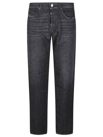 Diesel 2023 D-Finitive L.34 Faded Black Straight-Leg Jeans