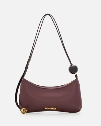 Jacquemus Le Bisou Perle Leather Shoulder Bag