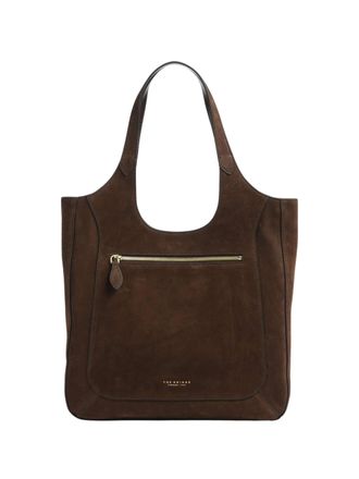 The Bridge Luce Soft Structured Brushed Cow Leather Tote Bag