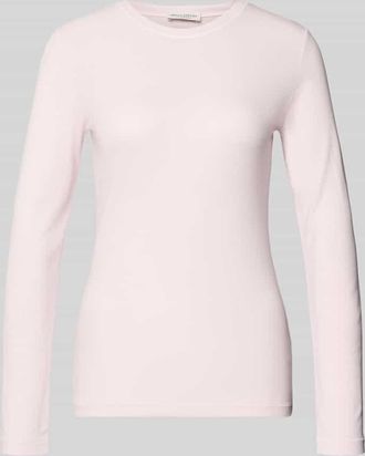 Marc O'Polo Slim Fit Langarmshirt aus Lyocell-Mix in Hellrosa, Gr&ouml;&szlig;e XXL