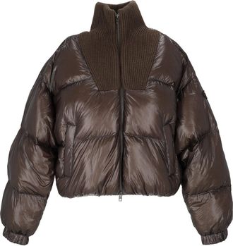 Diesel Cropped Quilted W-Arrior Down Jacket