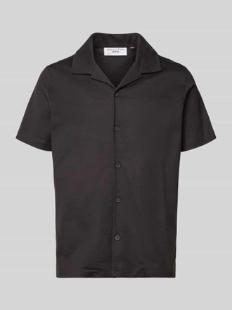 Marc O'Polo Denim Marc OPolo Denim Boxy Fit Freizeithemd aus reiner Baumwolle in Graphit, Gr&ouml;&szlig;e XXL