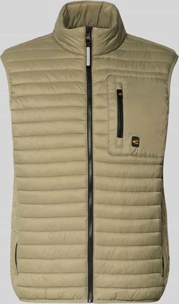 Camel Active Steppweste mit Stehkragen in Khaki, Größe 3XL