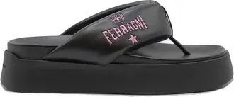 Chiara Ferragni Schoenen, Dames, Zwart, 38 EU, Flip Flops